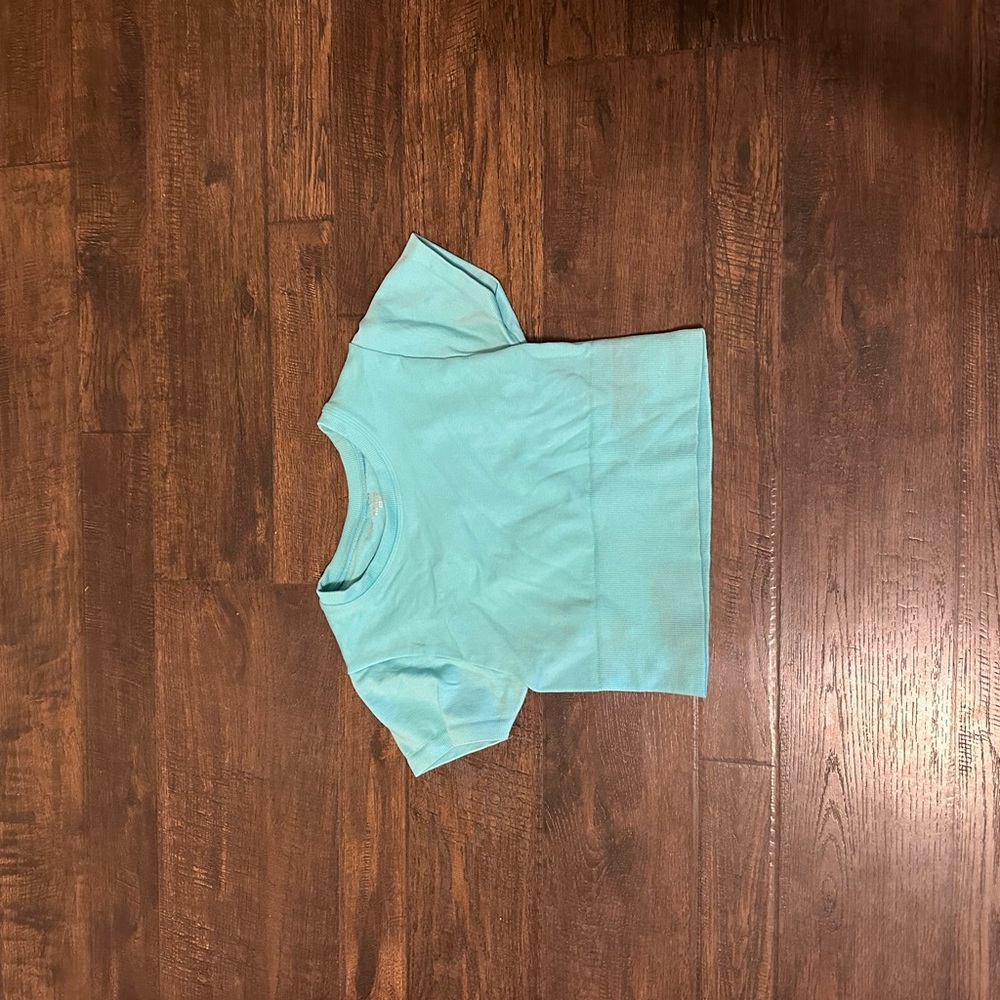 Aerie Light Blue Crop Top